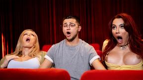 ”SHOCKING Guy with a twat gets pounded by two big boobs trannies”