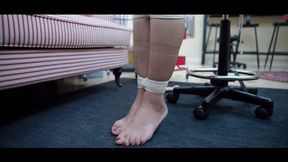 YT2924 Lve Hogtied Gagged Placemant