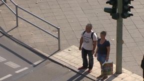 Big boobed German wife sucks dick and rides it like a pro