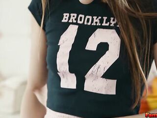 WTF! Stepdaughter's Sprung A Leak! HOT AF!