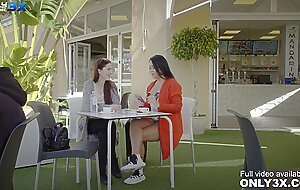 Mia Evans and Nilla Black feasting on Chad's huge cock - scene by Only3x LOST