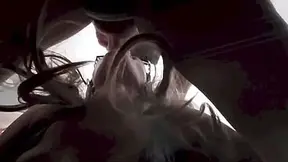 OLDER WOMAN gives a deepthroat BJ with cumshot