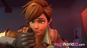 Overwatch Horny Tracer Hard Fuck - 3d Sex Compilation