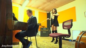 Jeny Smith In Piano Lesson