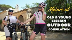 Bewitching Alexa Blun and Lina Luxa - cycling action - Mature NL