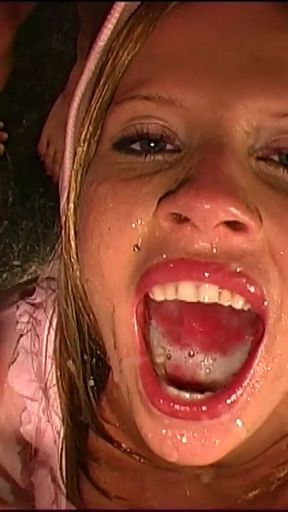 Ggg - Blonde Babe Best of Bukkake Cock Sucking Orgy