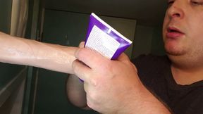 Facefuck 14 inch dildo