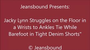 Jacky Lynn Bound Wrists to Ankles - HD