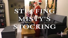 Stuffing Misty's Stocking