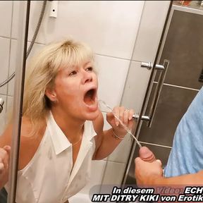 German mature Housewife fucks younger guy and caught from husband