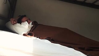 Jacking Off in Hostel