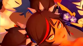 Ghost Meets Maid in Hot Blowjob Battle – A Spellbinding Hentai Encounter