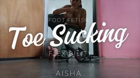 With great flexibility he sucks his toes (8)