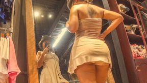 You Take Your Cute Asian GF Vintage Shopping...Then You Take Her To Pound Town And Fill Her Tight Pussy