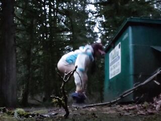 Nerdy Faery Dumpster Void urine at Dusk