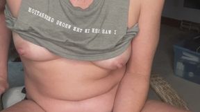 Making You My Cock Slut Worship My Strap On Dildo & My Wet Hairy Pussy