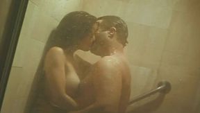 Shannen Doherty and nice passionate scene of couple in the shower