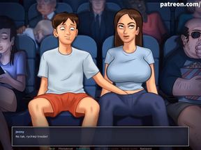 Summertime saga part 104 - masturbation in the cinema (Czech sub)