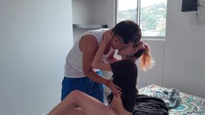 I fuck my little stepsister hard in exchange for taking away her desire to masturbate.