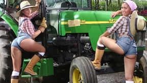 Hot - Big Booty Farmin' Throwback Featuring Isabel Ice & Jordan Ashley