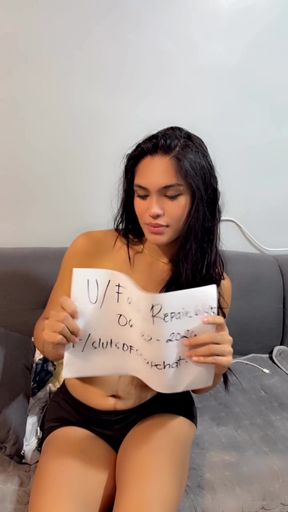 Big tit blonde gets naked in a verified redgifs session