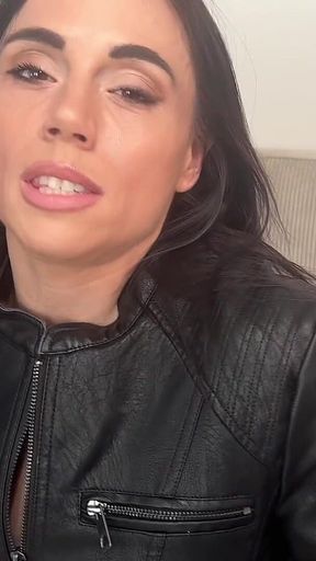 Leather Step-stepmommy Makes You Cum