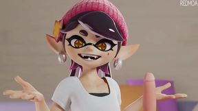 Callie & Marie from Splatoon Take On Anonymous for Hot 3D Hentai Action