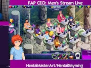 (Gay) Filling in the crack! Fap CEO:Men Stream #7 W/HentaiGayming