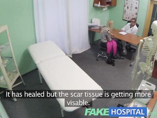 Fake Hospital Sexy golden-haired gets the full doctors treatment