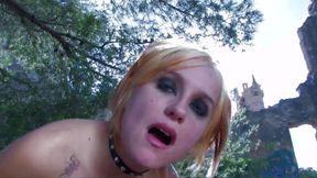 Fisting and fucking hard in the open