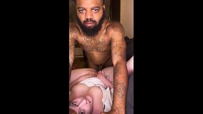 Busty Goth Paws gets a BBC pounding and a facial