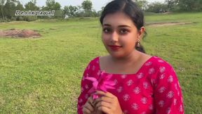 Village Desi Cute girl with her lover hindi mms Xxxx, village girl tight pussy fuck