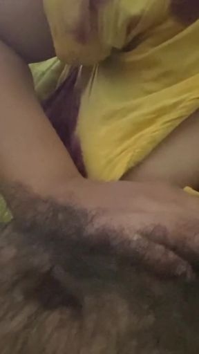 Indian school mukutthi aunty and her student   Clip 1