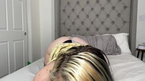 Step Sister Intimidated Into Creampie