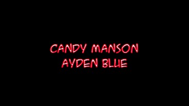 Candy Manson And Ayden Blue Share Talon's Facial Cumshot After Blowjob