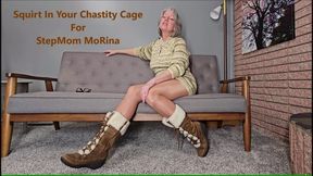 Squirt In Your Chastity Cage For StepMom MoRina - taboo sensual domination roleplay (mobile vers)