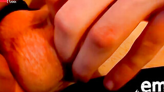Tall, hairy alpha wields thick cock, boning blonde sweetheart in lustful 69