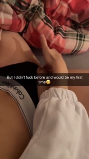 I seduce my ex to fuck me again on Snapchat