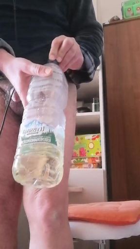 I Piss a Lot and Masturbate on This Friday Morning!