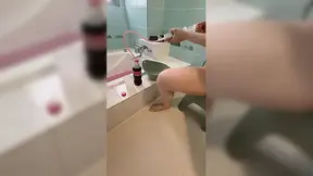 Blonde takes it deep in her bladder