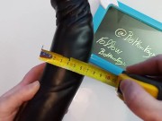 (All black) DARK CRYSTAL BLACK DILDO Unboxing