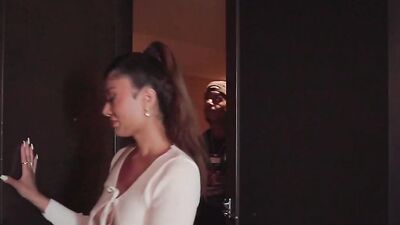 AMAZINGFILMS Hallway hookup with Marina Maya