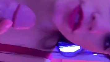 Violet Summers - In Red Lingerie