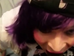 Sissy blow Job black stallion