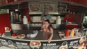 ”Food truck sex with vlogger - Lady Lyne”