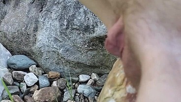 Nature's Pause: A sexy pee in Slow Motion