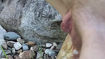 Nature's Pause: A sexy pee in Slow Motion