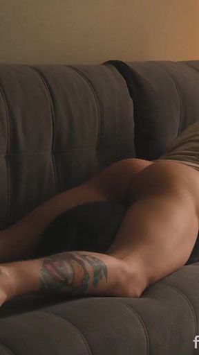 Gentle Stepdaddy Moans Passionately, Whispering Sweet Words in Your Ear, Motivating You to Orgasm