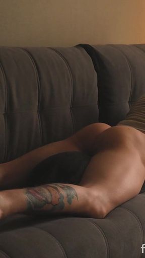 Gentle Stepdaddy Moans Passionately, Whispering Sweet Words in Your Ear, Motivating You to Orgasm