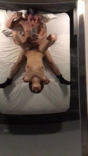 PETITE RIDES ON HER STEPDAD'S COCK FOR MONEY